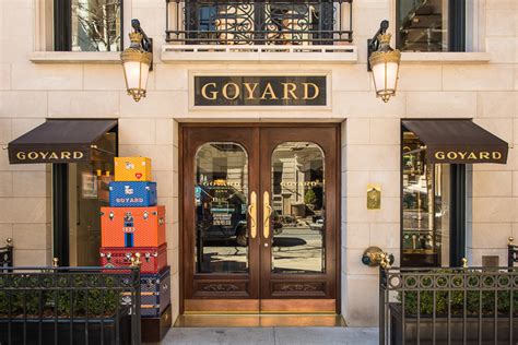 Shops with GOYARD in Milan title.